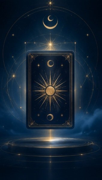 Tarot cards arranged on deep blue velvet
